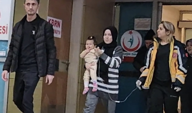 Bursa'da deterjan içen 1 yaşındaki bebek zehirlendi