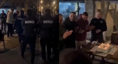 Bursa'da emekliğe gün sayan polise duygusal sürpriz