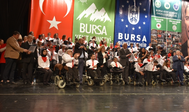 Bursa'da Engelliler Meclisi’nden unutulmaz konser