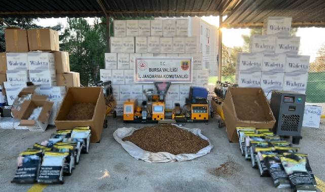 Bursa'da jandarmadan kaçakçılara geçit yok