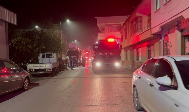 Bursa’da korkutan yangın