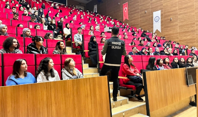 Bursa'da narkotik polisi 6 bin 840 vatandaşı bilgilendirdi