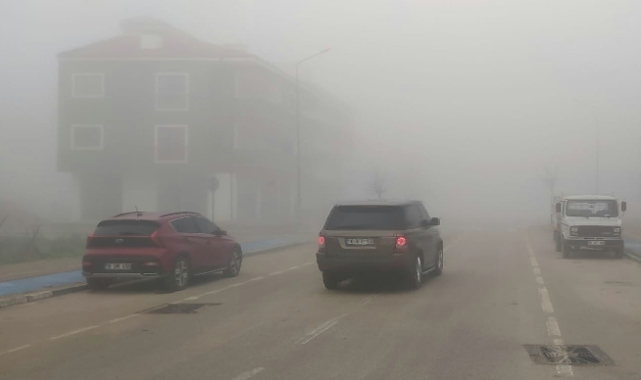 Bursa’da sis etkili oldu