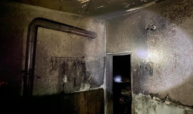 Bursa’da yaşlı adamın evinde çıkan yangın korkuttu