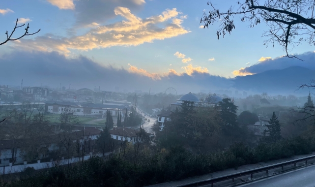 Bursa sis ve puslu havaya teslim