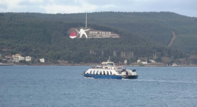 Çanakkale'nin o ilçelerine feribot seferleri iptal edildi