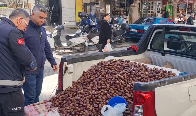 Çin kestanesi operasyonu! Satarken yakalandı