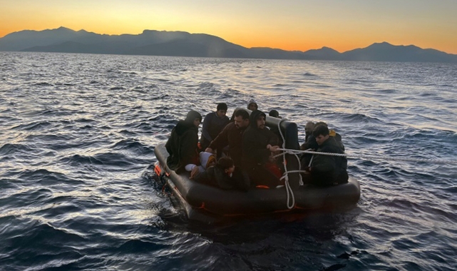 Datça’da 61 düzensiz göçmen kurtarıldı