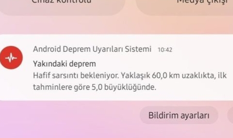 Depremi 15 saniye önce bildirdi!