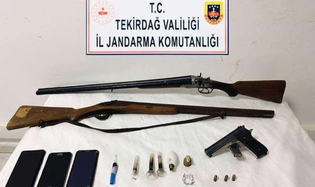 Dev operasyon! Çok sayıda silah ele geçirildi