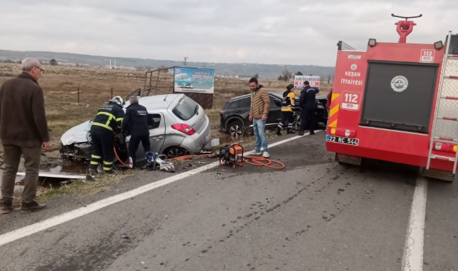 Edirne’de feci kaza: 2 ölü