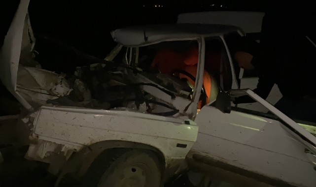 Edirne'de otomobil ile traktör çarpıştı: 1 ölü, 1 yaralı