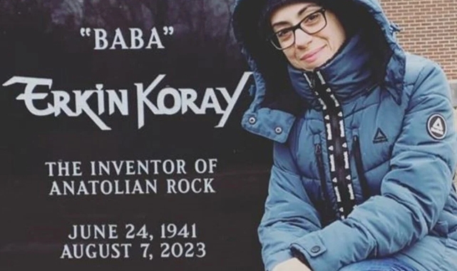 Erkin Koray’ın kızı, babasının Kanada’daki mezar taşını paylaştı