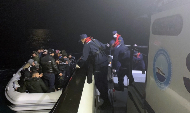 Fethiye’de 33 düzensiz göçmen kurtarıldı