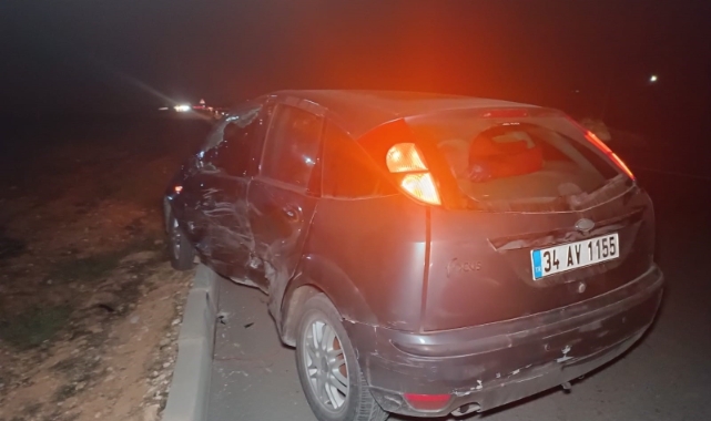 Gaziantep'te iki araç çarpıştı: 8 yaralı