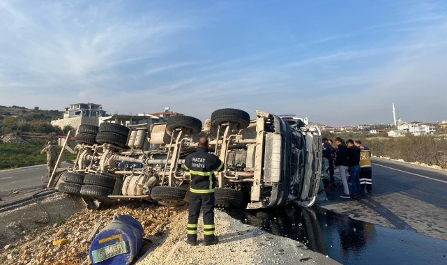 Hatay’da trafik kazası: 1 yaralı
