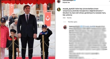 Kar isteyen öğrenciye verdiği cevap gündem oldu!
