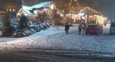 Kartepe’de kar yağışı