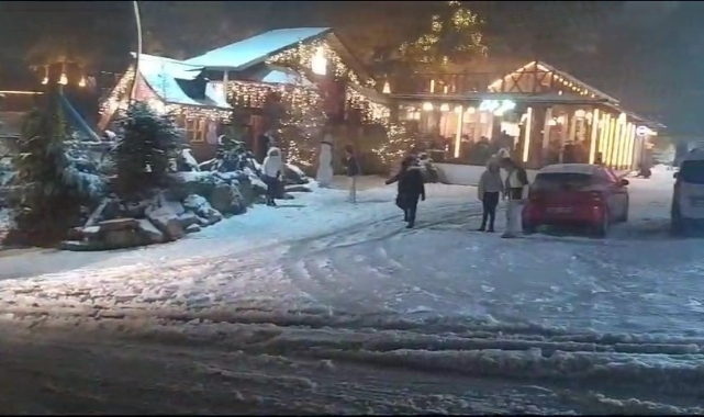 Kartepe’de kar yağışı
