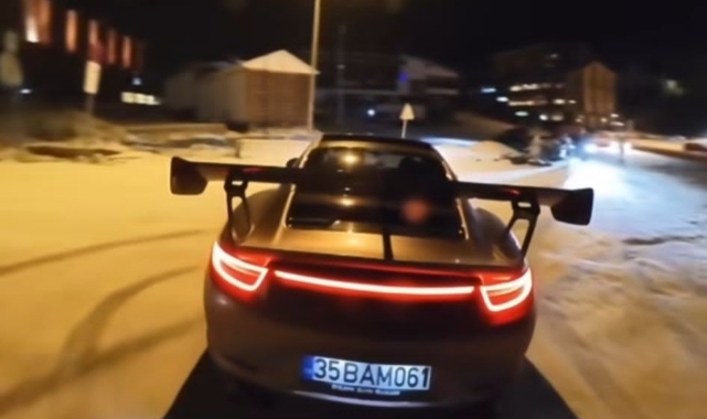 Drift yapmak için başka şehirlerden Bursa'ya geliyorlar!
