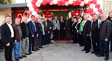 Kestel Muhtarlar Derneği'nin yeni binası açıldı