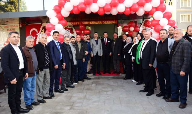 Kestel Muhtarlar Derneği'nin yeni binası açıldı