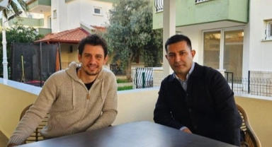 Kuşadası Belediye Başkanı Günel, hakem Halil Umut Meler'le görüştü
