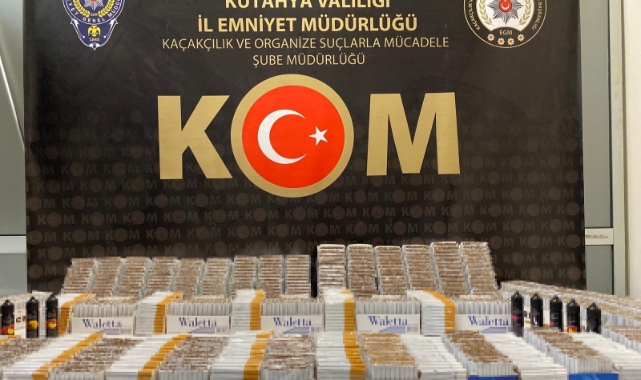 Kütahya’da kaçak tütün operasyonu: 13 gözaltı