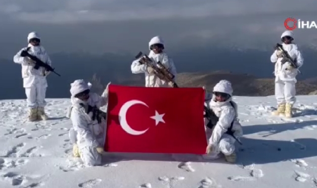 Mehmetçik’ten Türkiye’ye yeni yıl mesajı