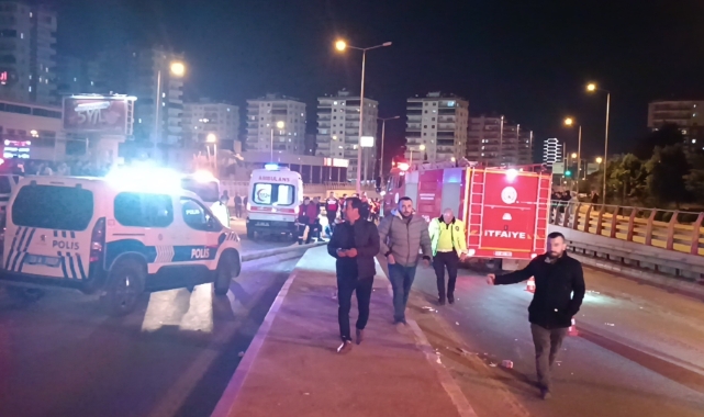 Mersin'de zincirleme kaza: 2 ölü, 6 yaralı!