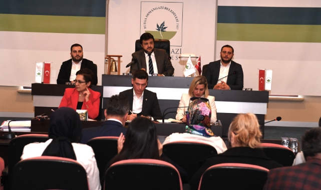 Osmangazi Belediyesi yılın son meclis toplantısını gerçekleştirdi