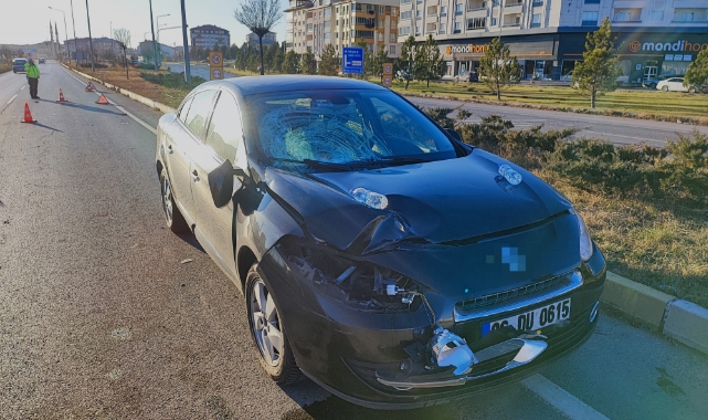 Otomobilin çarptığı yaya ağır yaralandı