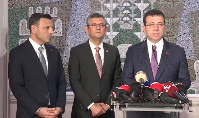 Özgür Özel'den İmamoğlu'na ziyaret