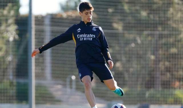 Real Madrid'de Arda Güler bireysel çalıştı