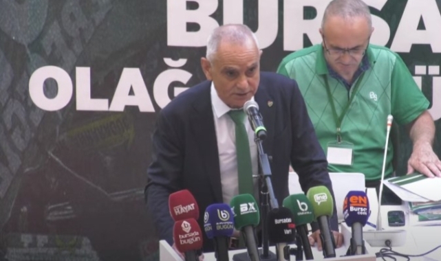 Recep Günay: “Bu kongre, Bursaspor'un kurtuluşu değil”