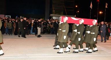 Sinoplu şehidin naaşı memleketine getirildi