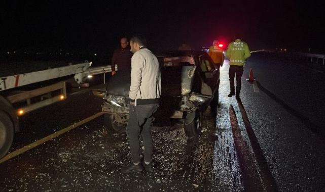 Siverek’te otomobil ile TIR çarpıştı