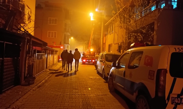 Tavşanlı'da ev yangını