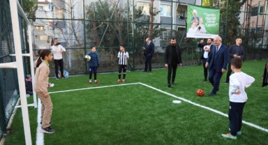 Yavuz Sultan Mahallesine futbol sahası