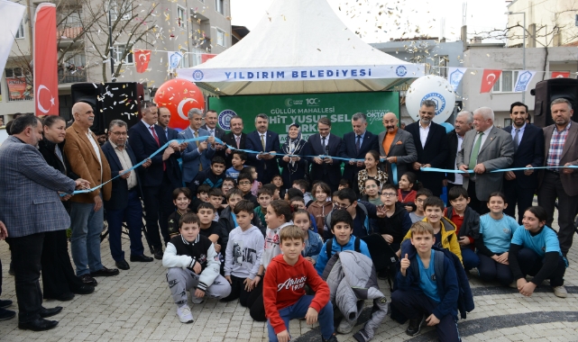 Yıldırım Belediyesi 32'nci parkı ilçeye kazandırdı!