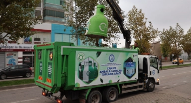 Yıldırım'da atık cam yeniden hayat buldu