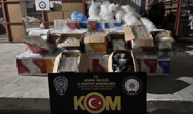 Adana'da milyonluk operasyon!