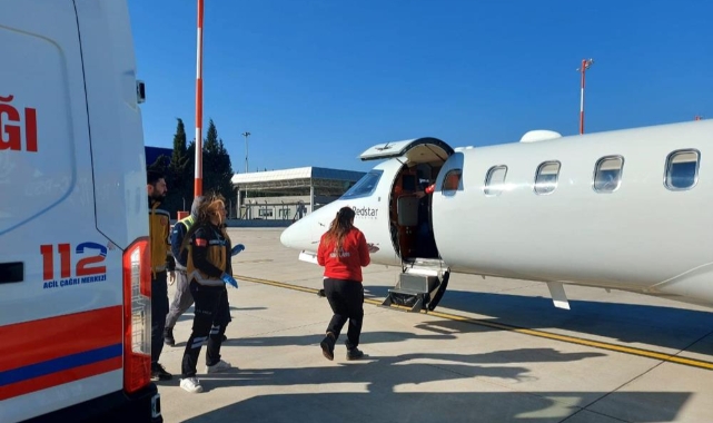 Ambulans uçak bu kez 10 günlük bebek için havalandı