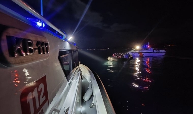 Ayvacık açıklarında göçmen operasyonu!