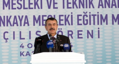 Bakan Tekin: Çocuklarımız istihdam garantili olarak mezun oluyorlar
