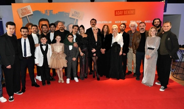 Başkan filmine ünlü yıldızlarla dolu gala