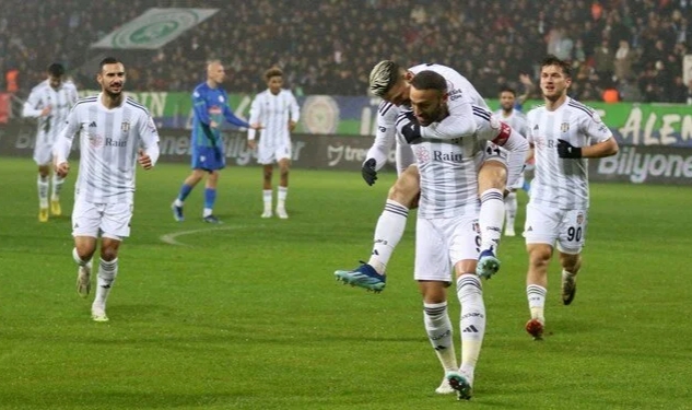 Beşiktaş, Rize'de farklı kazandı: 0-4