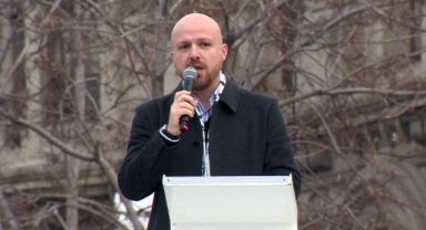 Bilal Erdoğan tarihi yürüyüşte konuştu!