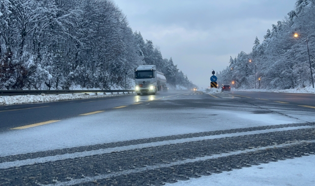 Bolu Dağı geçişinde ulaşım rahat sağlanıyor