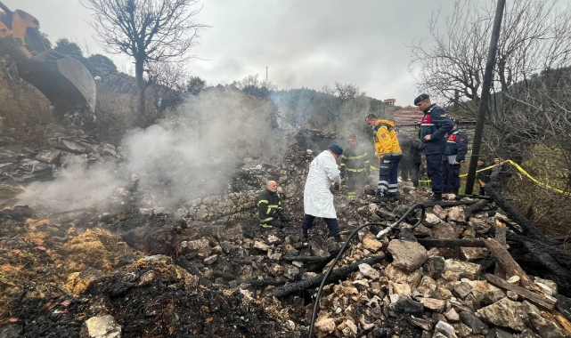 Burdur’da ev yangını
